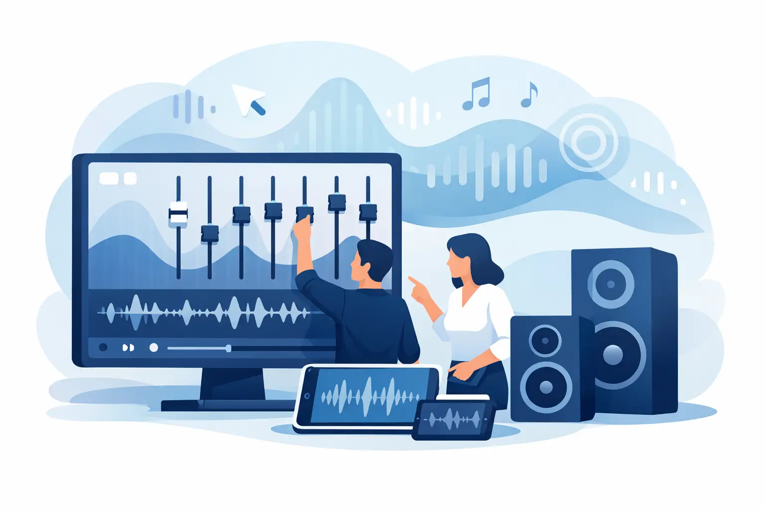 How to Adjust Audio Frequency Bands Online