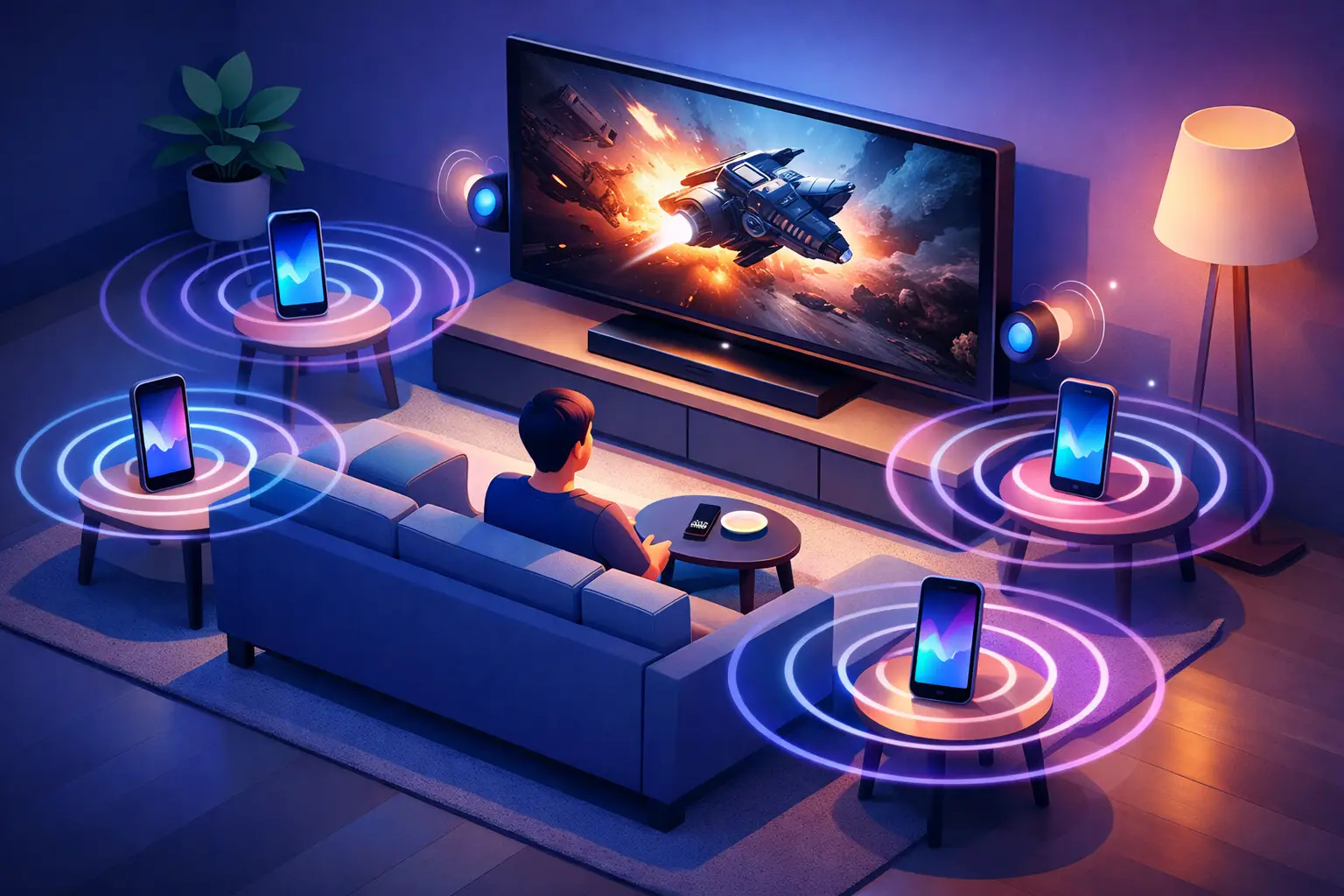 How to Use Phones as Surround Sound