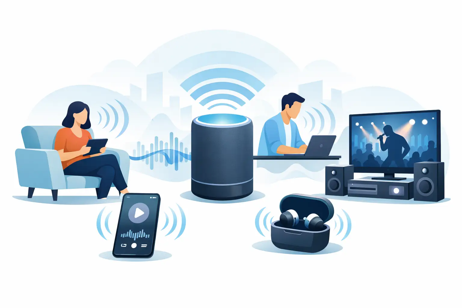 Reverb Sound Experience With Multi Devices
